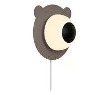 Laste seinalamp Nordlux Bruna Bear, 1xE14, 25W, 230V, pruun