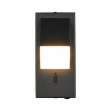 Seinavalgusti LED Trio Raglan, 248570132, 1 x 3 W, 3000 K, 300 lm, must, 21 x 8 x 7 cm