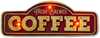 Riputatav LED-valgusti Forever RETRO Metal Sign, värskelt valmistatud kohv