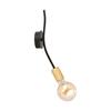 Seinalamp Orno GIRO, 60W, E27, must/kuldne