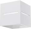 Seinalamp Sollux Lobo, 1xG9, 40W, valge