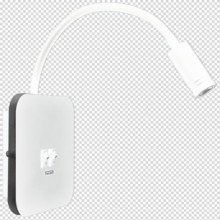 Seinalamp Eko-Light Base White, 8W + 2W, USB, valge