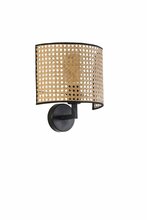 Seinalamp Opviq Nala, 8767-1, 60 W, E14, must rattan
