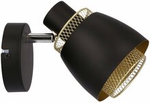 Seinavalgusti Candellux Lighting Aleksandria, 40 W, E14, must