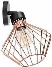 Seinavalgusti Toolight APP534-1W, E27, metall, Loft Rose, must