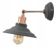 Seinavalgusti GTV Loret 7727, 1xE27, 40W, IP20, 20,6 cm, must