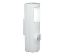 LED öine valgusti Osram Nightlux, 0,35W, 4000K, IP54, valge, liikumis- ja valgusanduriga