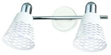 Laelamp Candellux Discovery, 92-62161, 2x40W, E14, kroom/valge