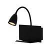 Seinavalgusti Domoletti Tuu WL18049 BK, 5 W, GU10, must