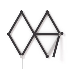 LED paneelide katete komplekt Nanoleaf Lines Skin NL59-0001BM-9PK, 9 tk, must matt