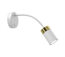 Seinavalgusti Milagro Joker, 1xGU10, 8W, 230V, valge/kuldne