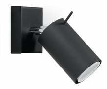 Seinalamp Sollux Ring, 1xGU10, 40W, must