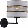 Seinavalgusti Candellux Andy, E27, 1x40W, must/hall/kuldne