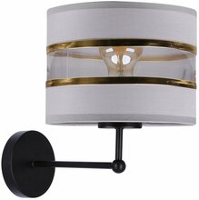 Seinavalgusti Candellux Andy, E27, 1x40W, must/hall/kuldne