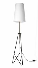 Põrandalamp Candellux Taflo 51-07322, 1xE27, 60W, valge/must/kuldne