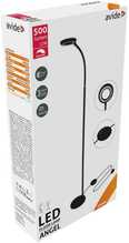 Põrandalamp Avide Angel At-9447, LED, 12 W, 4000 K, must, dimmerdatav