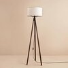 Põrandalamp Opviq AYD-3456, 1xE27, 40W, 230V, pruun/valge