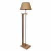 Puidust põrandalamp Opviq AYD-3128, kreem