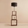 Põrandalamp Opviq AYD-3471, 60 W, E27, puidust