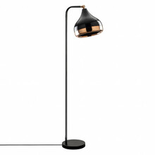 Põrandalamp Opviq Yildo 6906, 1xE27, 40W, must, vask