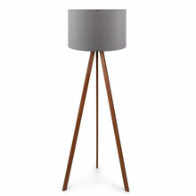 Põrandalamp Opviq AYD-1529, 1xE27, 60W, hall/pruun