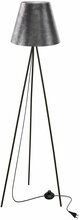Põrandalamp Candellux Platino, 51-42576, 40 W, E27, must/hõbedane