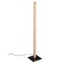 Põrandalamp Trio Bellari, must/naturaalne, kõrgus 115 cm