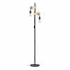 Põrandalamp Eglo Townshend 43516, 2xE27, 10W, 230V, must/naturaalne, 166,5 cm