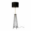 Põrandalamp Candellux Tegola, 1xE27, 60W, 154 cm, must/kuldne