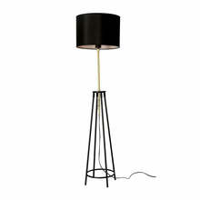 Põrandalamp Candellux Tegola, 1xE27, 60W, 154 cm, must/kuldne