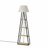 Põrandalamp Kalune Design 855, pruun/valge