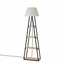 Põrandalamp Kalune Design 855, pruun/valge