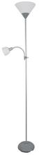 Põrandalamp Platinet PFLF066GR, 1xE27/60W, 1xE14/25W, hall