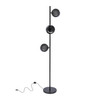 Põrandalamp Candellux Kama, 3xG9, 28W, 230V, must/suitsumust