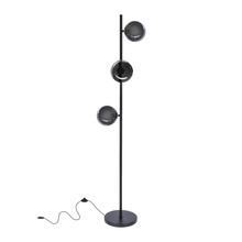 Põrandalamp Candellux Kama, 3xG9, 28W, 230V, must/suitsumust