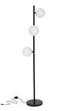 Põrandalamp Candellux Kama, 3x28W, G9, 150 cm, must+kuldne