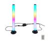Põrandalamp Rabalux Paco 76014, 2x LED, 5W, RGB, must