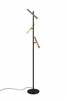 Põrandalamp Trio Fiato, 3W, LED, must, kõrgus 150 cm