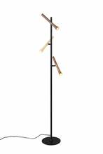 Põrandalamp Trio Fiato, 3W, LED, must, kõrgus 150 cm