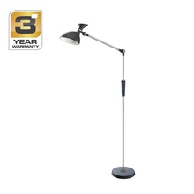 Põrandalamp Standart Double BL-1903, 15 W, LED, must