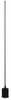 Põrandalamp Maytoni Flow MOD147FL-L20BK1, 25 W, LED, must