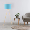 Põrandalamp Opviq AYD-1563, 1xE27, 40W, sinine/beež