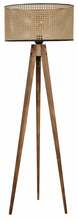 Põrandalamp Opviq Rattan, 153 cm, pruun