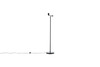 Põrandalamp Venture Design Virro, 126x44.5x25.5 cm, must