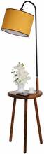 Põrandalamp Opviq Demet, 60 W, E27, pähkel