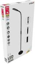 Põrandalamp Avide Remo At-9409, LED, 9 W, 5000 K, puldiga, must