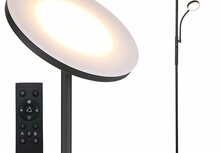 Põrandalamp G.LUX GH-2288 Teide Black, LED, 1x18W + 1x5W, 3000K-5000K, must