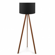 Põrandalamp Opviq AYD-1533, 1xE27, 60W, must/pruun