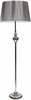 Põrandalamp Candellux Gillenia, 1xE27, 60 W, hõbedane