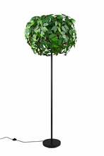 Põrandalamp Reality Leavy R40463015, 3 x E14, 28 W, must/roheline, 70 x 180 cm